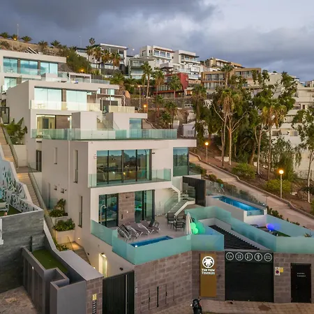 B With Priv, Heated Pool And Ocean View The View Tenerife * Адехе