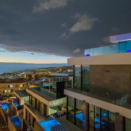 B With Priv, Heated Pool And Ocean View The View Tenerife Villa Costa Adeje (Tenerife)